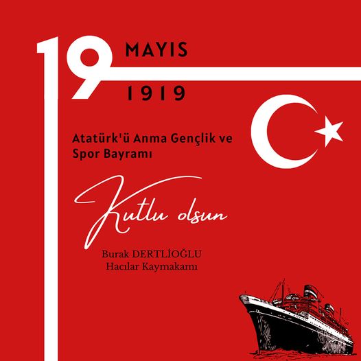 𝟭𝟵 𝗠𝗮𝘆ı𝘀 Atatürk'ü Anma Gençlik ve Spor Bayramı Kutlu Olsun